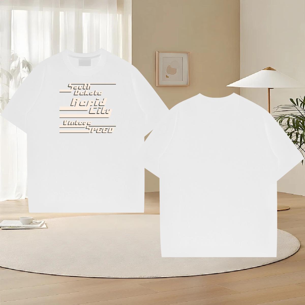 Cool Men Tshirts 230g Cotton Sports Casual letter Plus Size Custom Breathable Soft Stylist T-Shirts for Men Polos