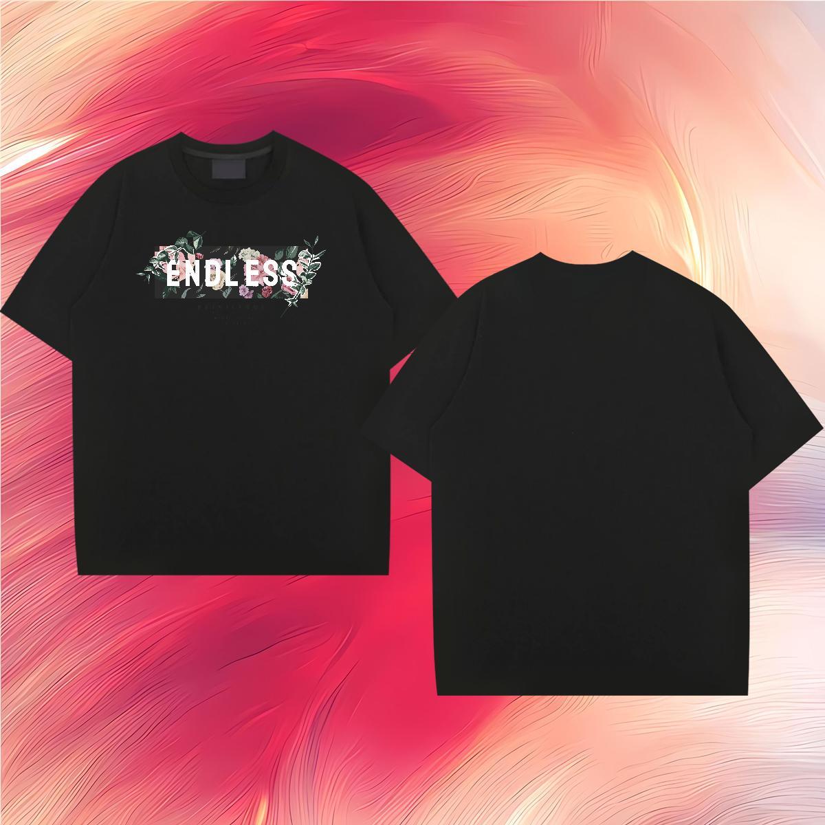 New Arrival T Shirts Men 100% Cotton 230g flower High Street Hip Hop Clothes Breathable Short Sleeve Free Shipping Men Clothes T-Shirt Custom Printed