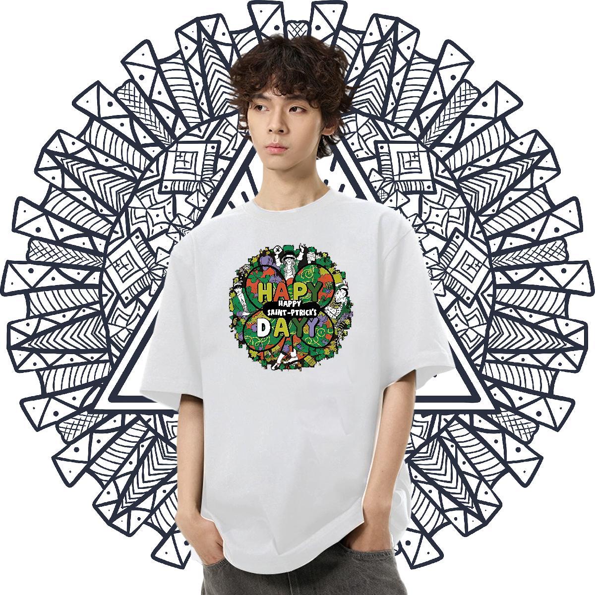 Designer Couples T Shirts 230g Pure Cotton Summer Casual letter Custom Cartoon Crew Neck Free Shipping T shirt Wear