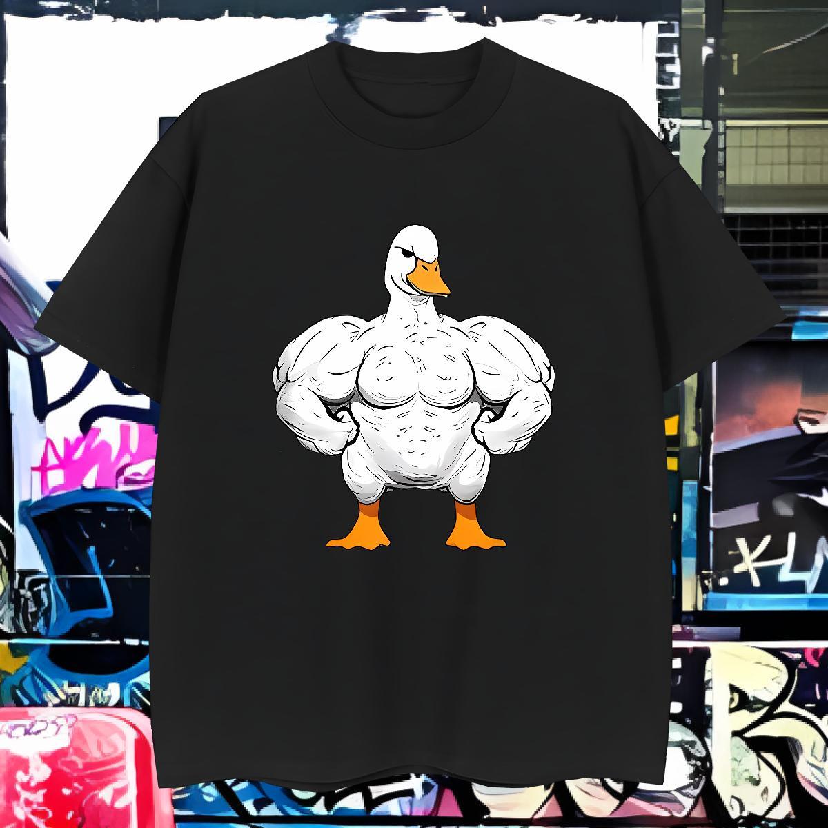 T-Shirts 230g Pure Cotton duck Street wear Hip Hop O-Neck Short Sleeve Customized Print Men Tshirts DIY Loose Clothings