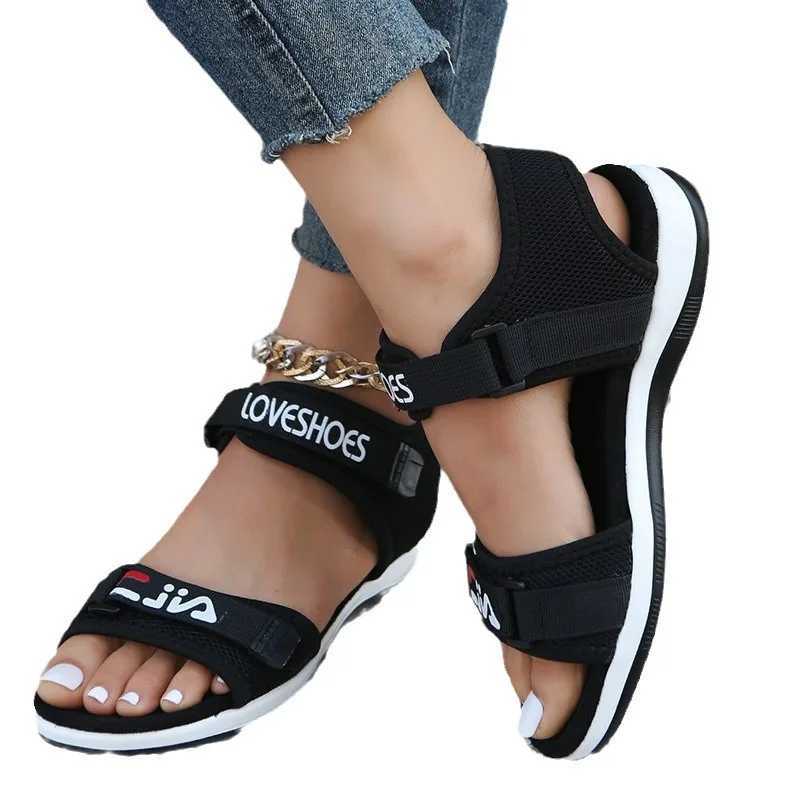 High Quality Flats Women Sport Sandals Summer Casual Shoes New Fashion Slippers Mesh Walking Running Beach Shoes Trend Femme Shoes T241227