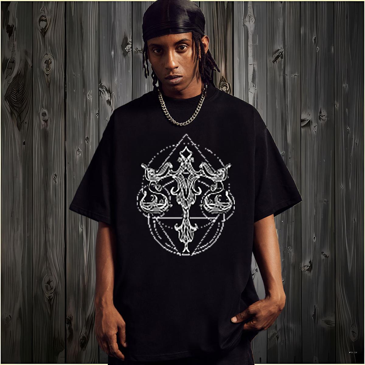 Men T Shirts 100% Cotton 230g creature Outdoor Breathable Crew Neck Custom Cartoon Men Tops Tees Free Shipping Brand Clothes