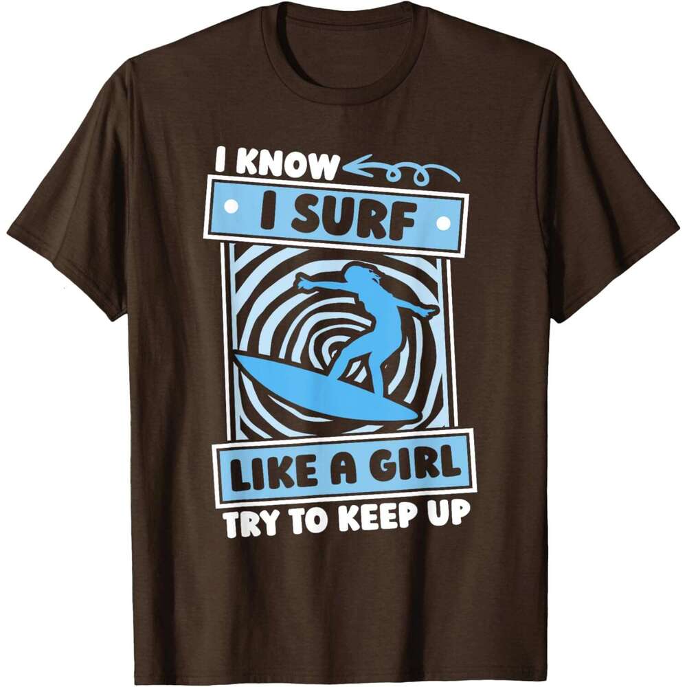 2025S Fashion Designer Fashion T shirt Men s Surfing Girl Wave Surfer Surfer Pattern Casual Top Summer Clothing Short Sleeve Free Shipping