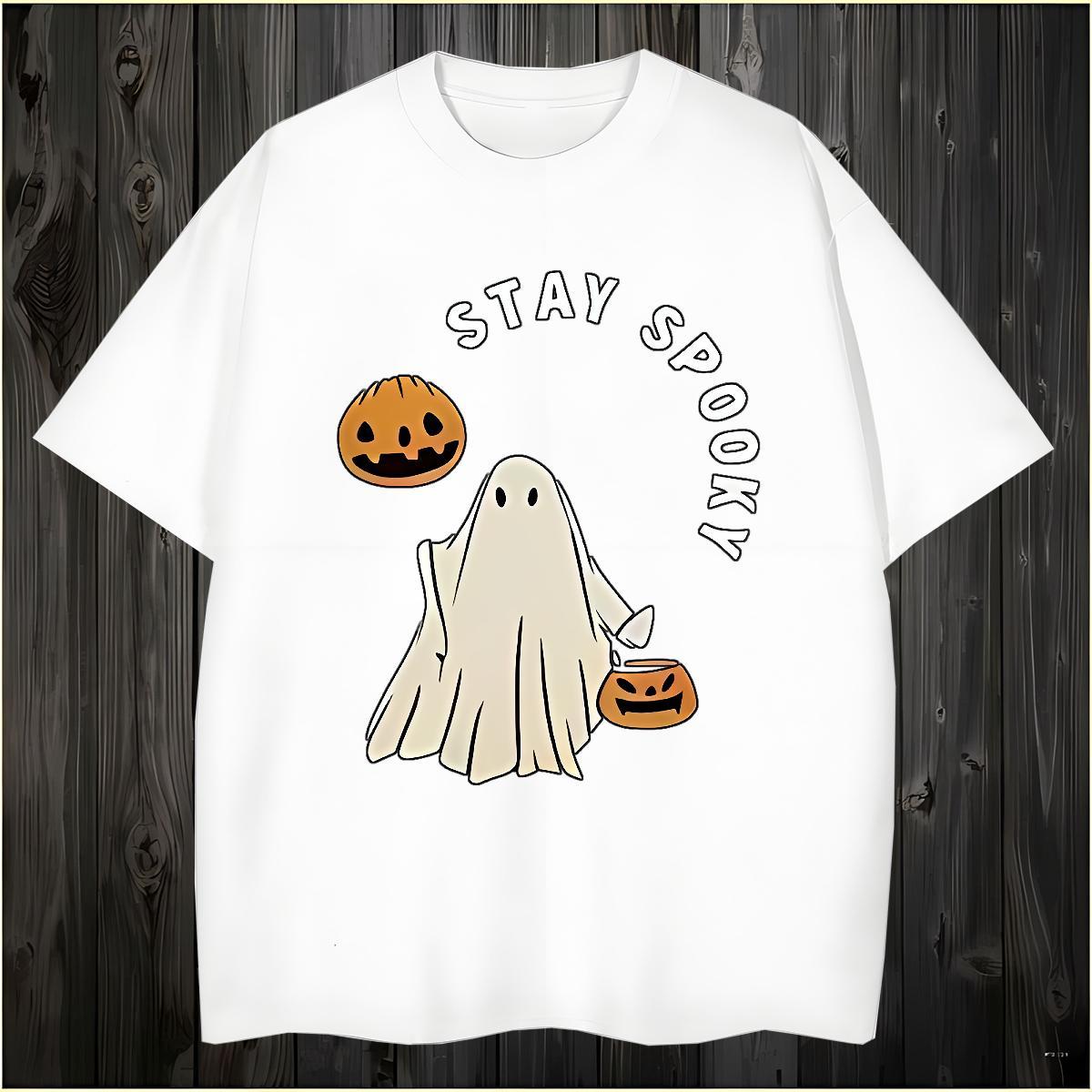 Cool Design Men Clothes T-Shirt 230g 100% Cotton halloween T shirt Summer Casual O-Neck Short Sleeve Oversized 4XL Casual New Tops Tees