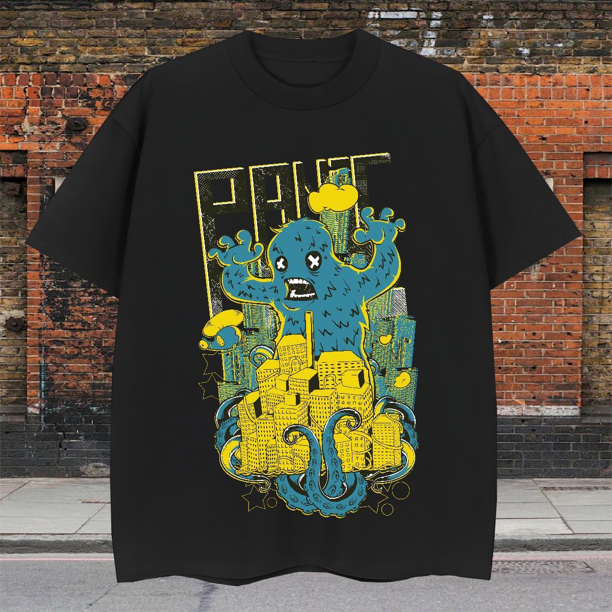 Free Shipping Tshirts 230g Cotton Casual ET Customized Breathable Crew Neck Designer Man T Shirts Clothes