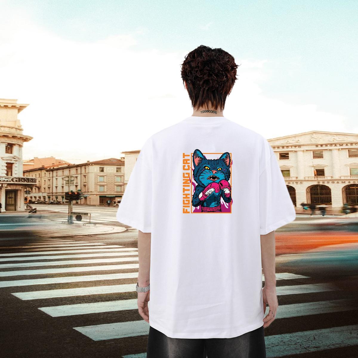 2024 Designer T Shirt For Man 230g Cotton letter Casual Beach Clothings Short Sleeve O-Neck Comfortable Men Tees Custom Anime