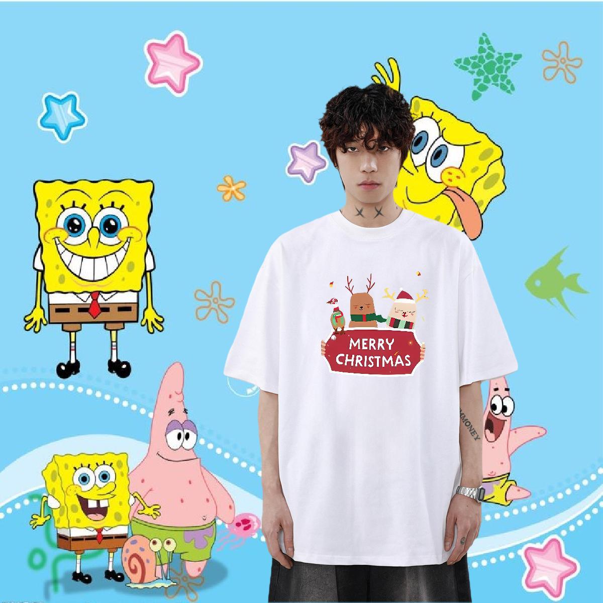 Fashion New T Shirt For Man 230g 100% Cotton Christmas Sport Top Tees Short Sleeve O-Neck Popular Mens Tshirts Plus Size Custom