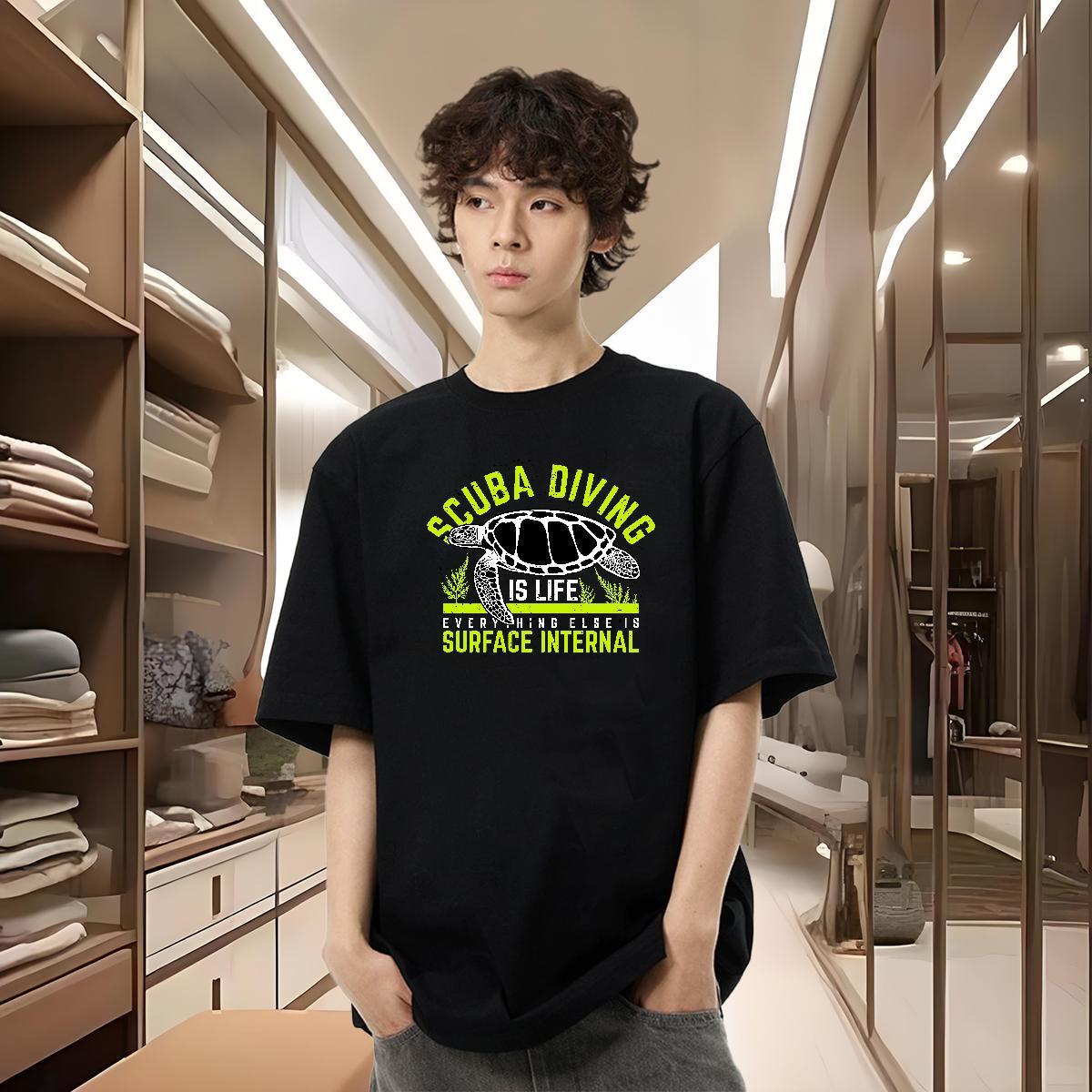 Designer Men T Shirts 230g Pure Cotton Home Outdoor Tees Shirts Breathable Short Sleeve TOP Quality Men Tees DIY Logo Oversized