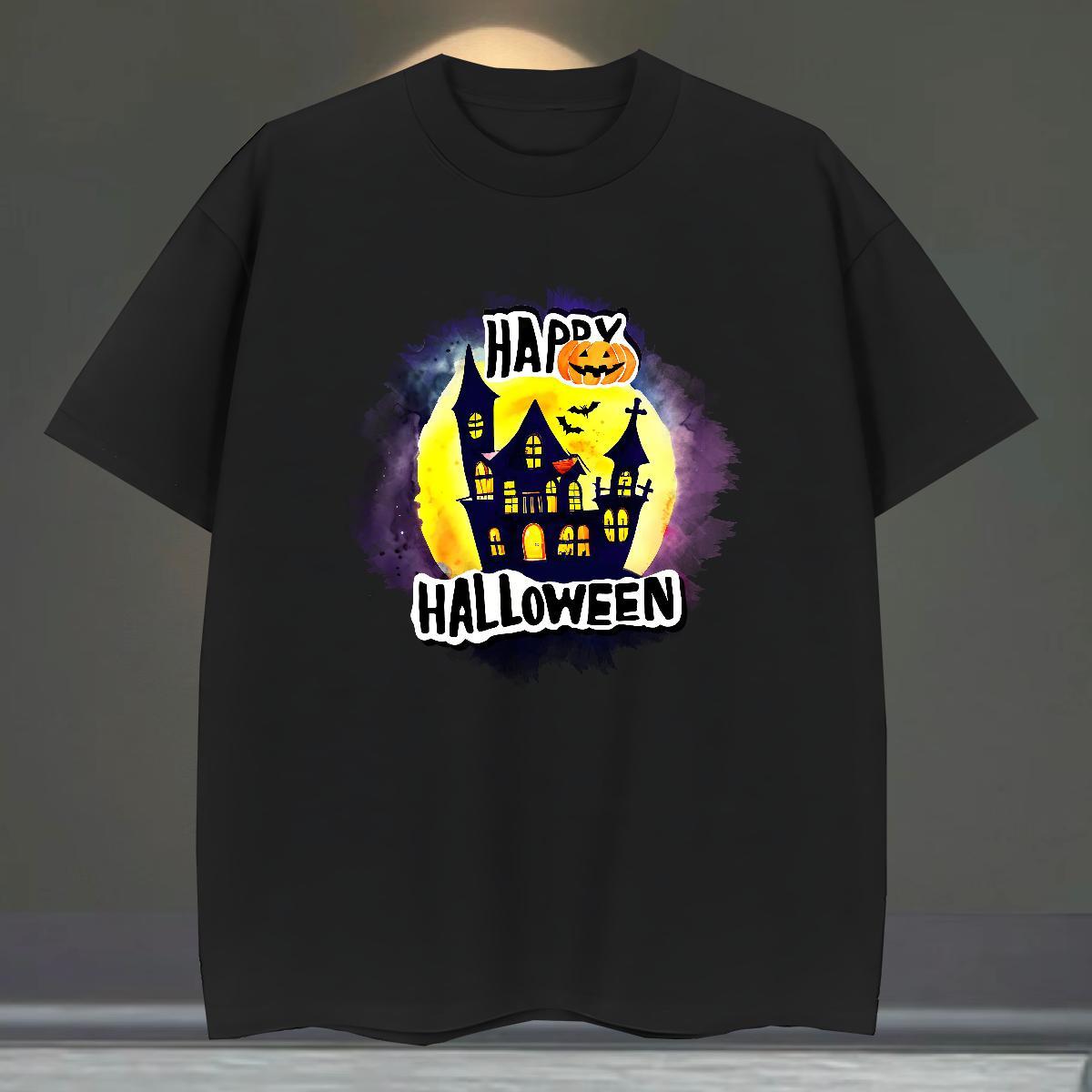 2024 DIY Man T Shirts 230g Pure Cotton Hip Hop Street Tees Short Sleeve Soft Loose Tshirts Black White