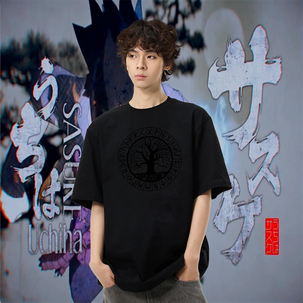 Loose Men Tshirts 230g Pure Cotton Street Wear Graphic Crew Neck Fashion Designer T shirt Tees