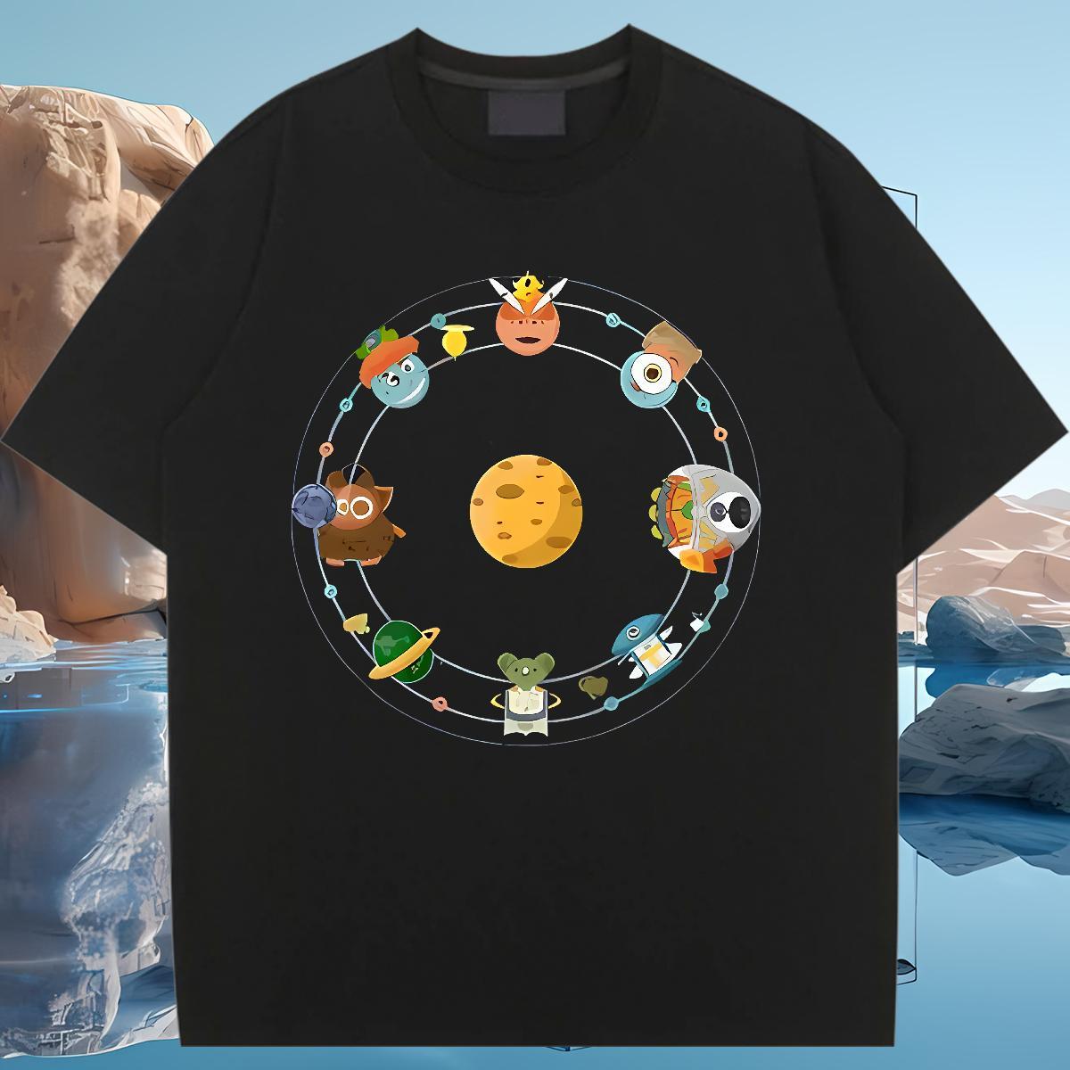 Soft T Shirt For Woman Breathable Crew Neck Woman Tshirt Black Oversized star Beach 230g 100% Cotton DIY Tshirts