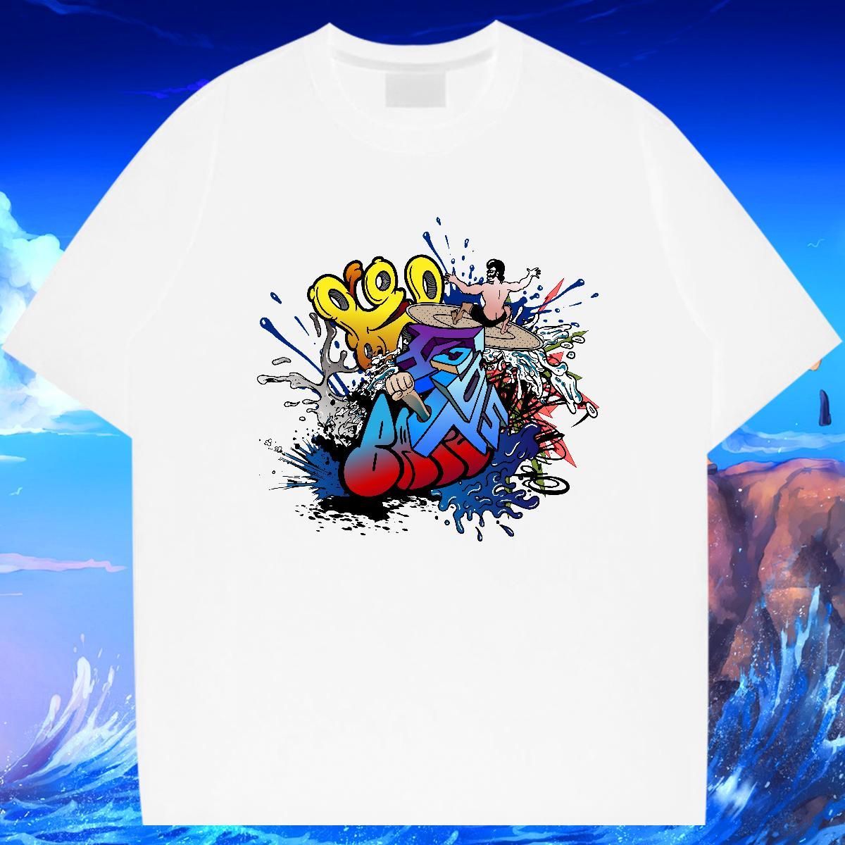 T-Shirts for Men 230g Pure Cotton icon Daily Outfit Breathable Crew Neck White Plus Size Men Clothes T-Shirt Casual New Unisex Polos