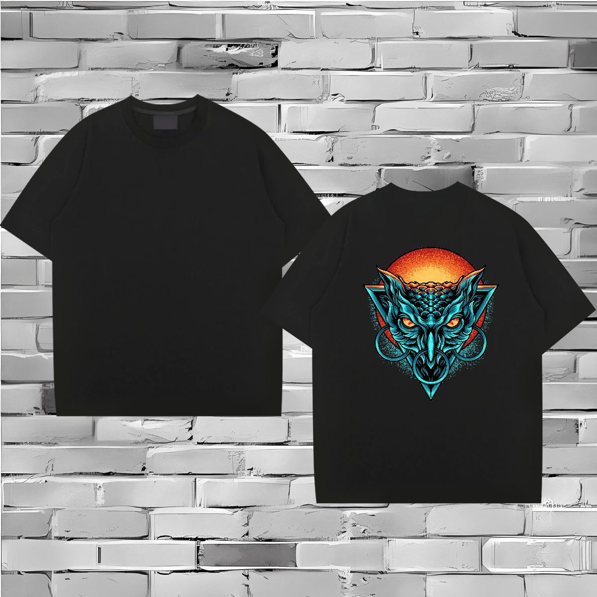 Fashion Designer Mens T Shirts 230g 100% Cotton Spring Summer Clothes Crew Neck Breathable Cool Mens Tshirts Skull