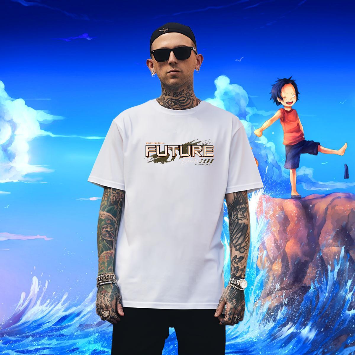 Cool Design Couples T Shirts 100% Cotton 230g Daily Outfit letter Black Oversized O Neck Short Sleeves 2024 DIY T Shirt For Man Tees Shirts