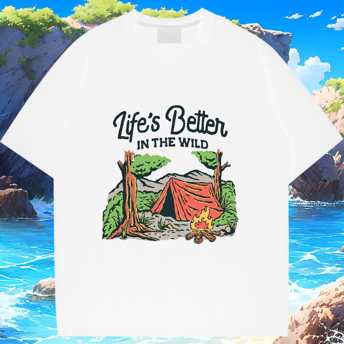 Female Womens T Shirts Breathable Soft Women Tshirts Custom Print Plus Size tree Daily Wear 230g Pure Cotton Designer Tops