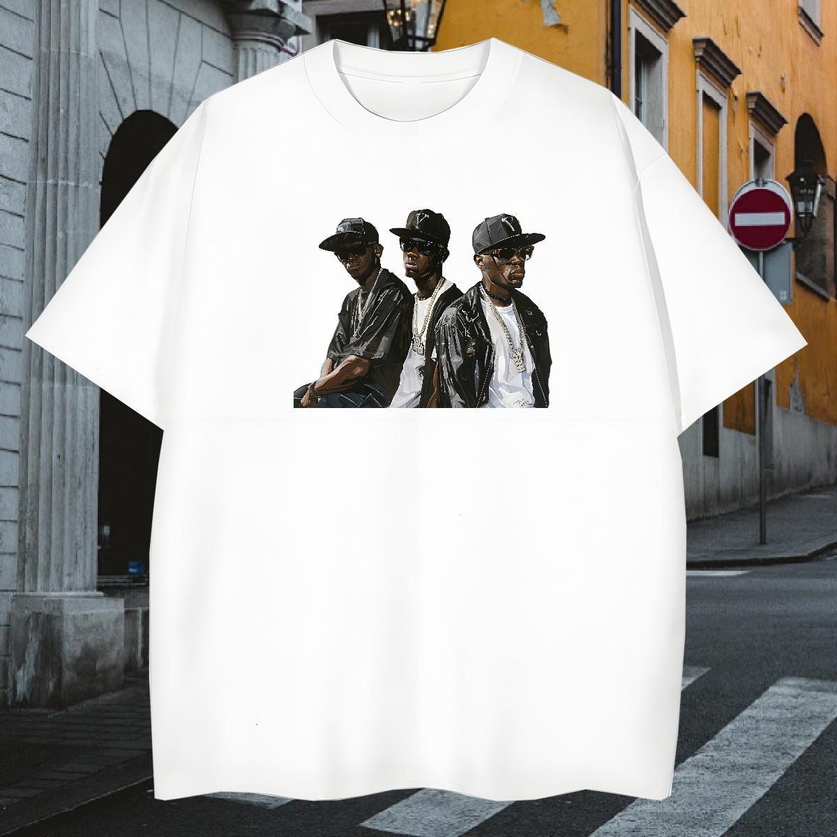 T Shirt For Man 230g 100% Cotton person Anime Printing Street Breathable Short Sleeve Custom Printing Tshirts Fashion New High Quality Tee Shirt