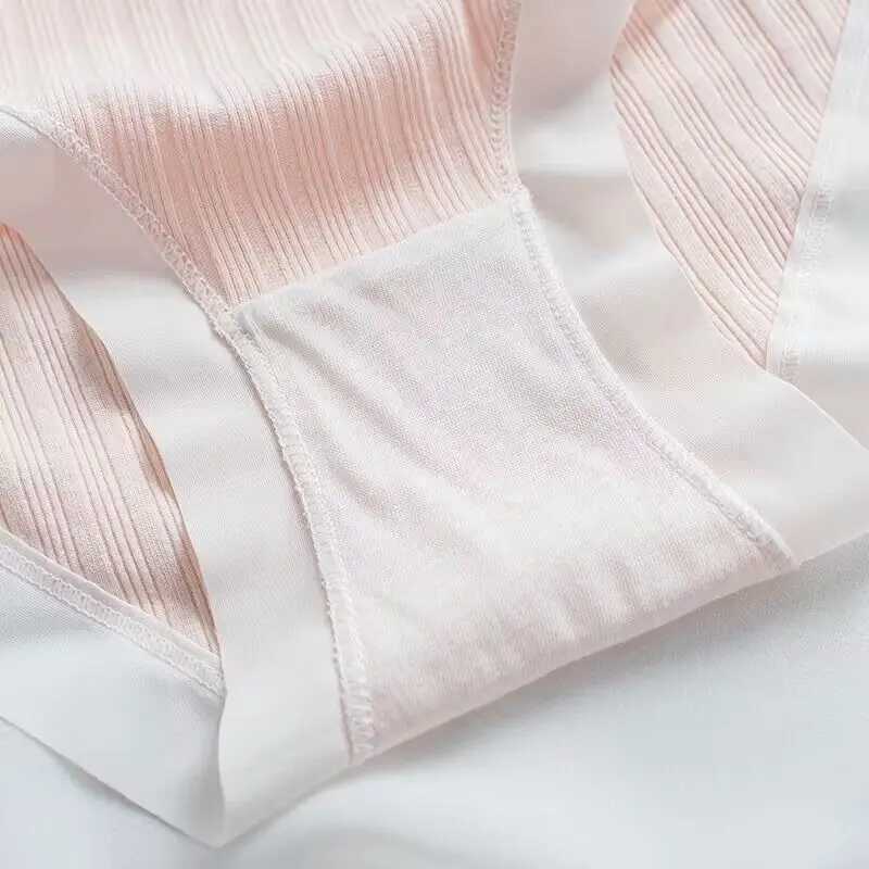 4 pieces/batch of cotton underwear cute knot soft breathable fabric young girls underwear solid childrens clothingW240715