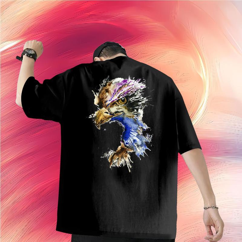 DIY T Shirt For Man 230g Cotton cool Street Casual Tees Pure Cotton Loose Fit Tshirt for Man Woman Oversized 3XL 4XL