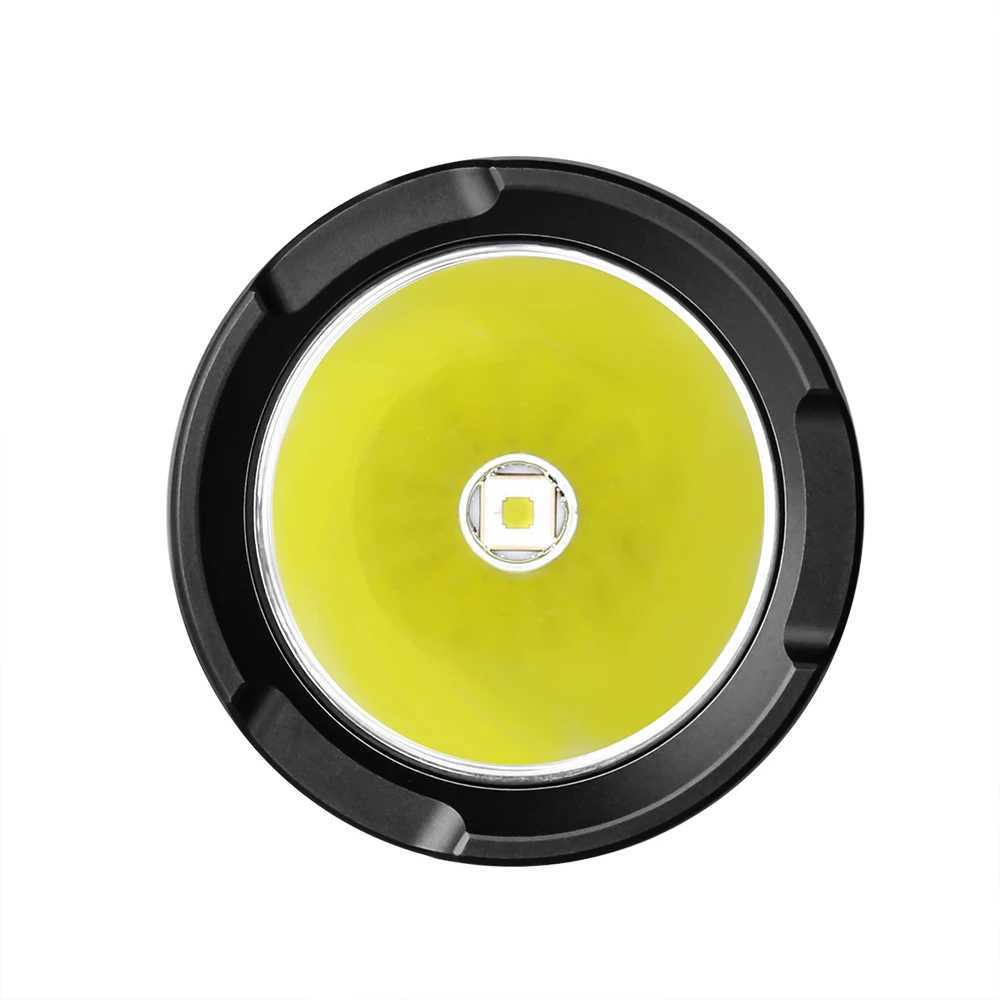 Trustfire T40R tactical charging light 1800Lumen 550Meter beam range LED flashlight with USB charging self-defense IP68 flashlight B240806