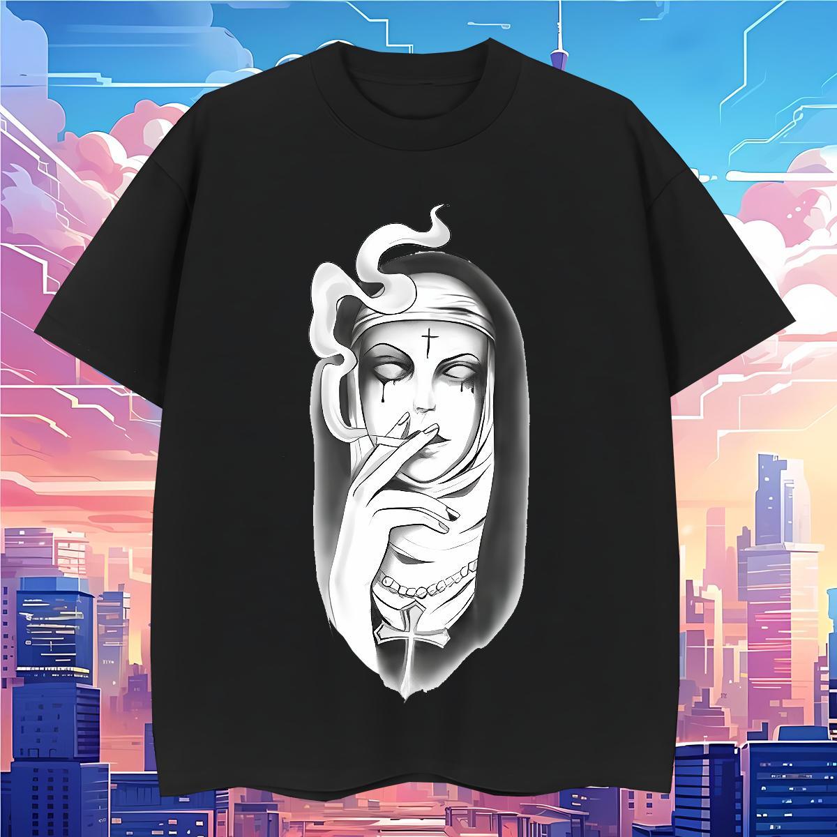 T-Shirts for Men 100% Cotton 230g nun Daily Wear Breathable Short Sleeve Customized Men Tops Tees Fashion New High Quality Clothes