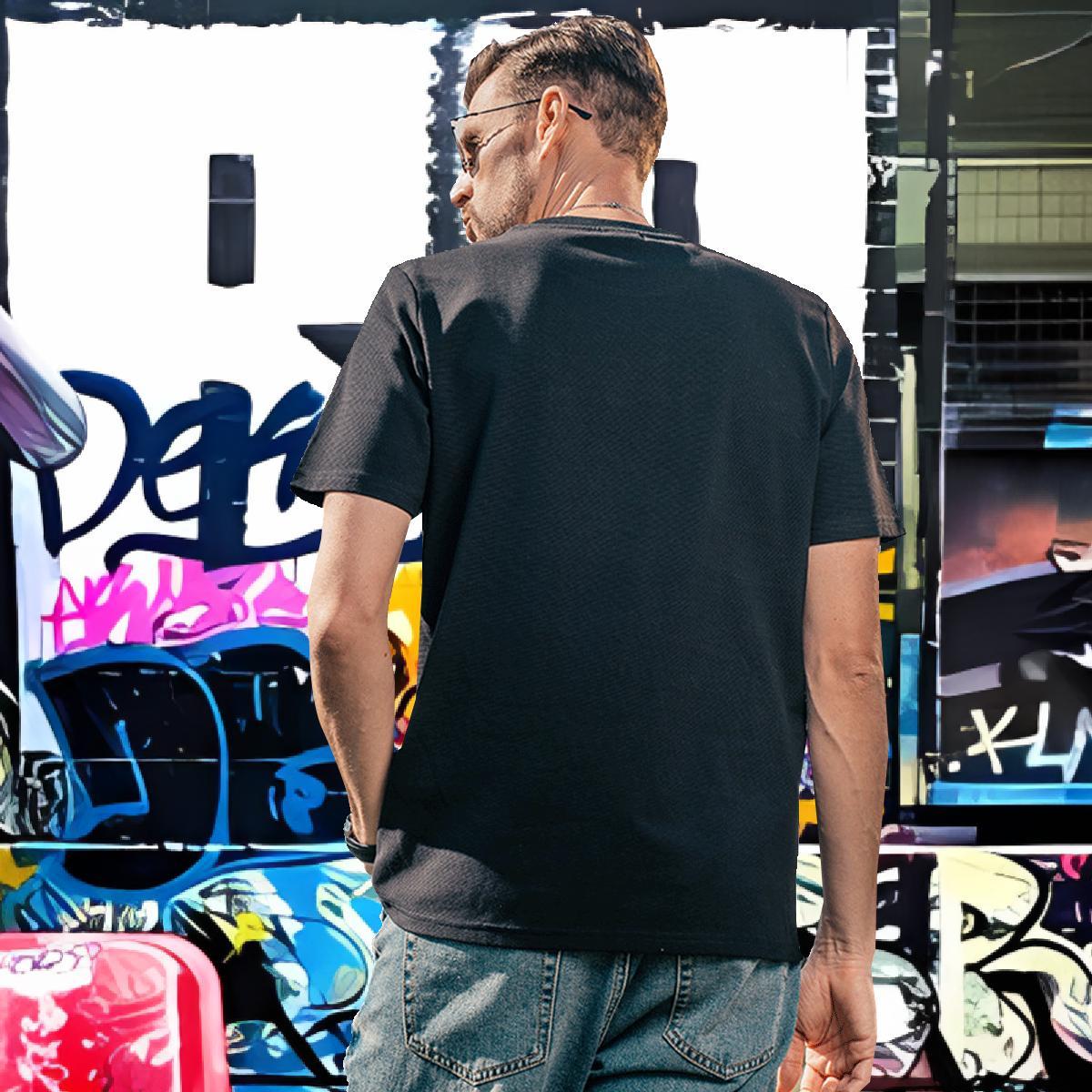 Designer T Shirt For Man dolphin Crew Neck High Street Hip Hop Custom Print Oversized 230g Cotton Tshirt for Man Woman Fashion Designer Tshirts