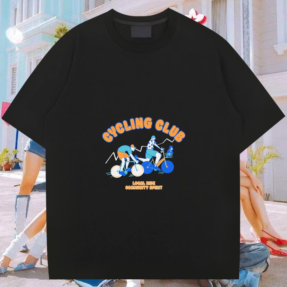 T-Shirts 230g 100% Cotton Lines Outdoor Breathable Short Sleeve Custom Print Oversized Men Tops Tees Designer Fashion Cool Design Tshirts