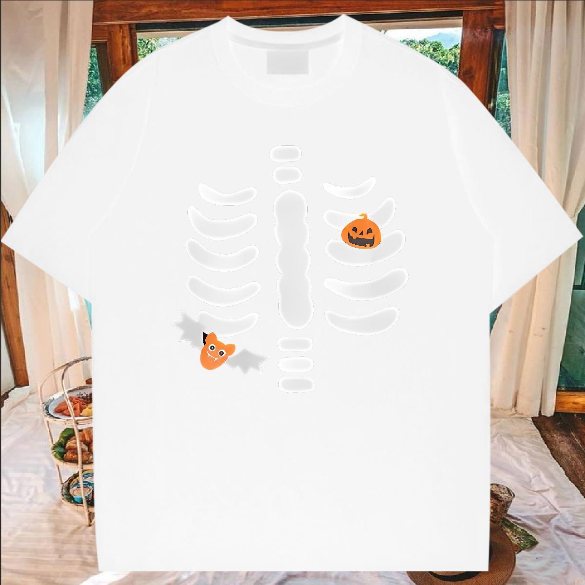 Free Shipping T Shirt For Man 100% Cotton 230g pumpkin Home Outdoor Tops Shirt Short Sleeve O-Neck Comfortable Tshirt for Man Woman Oversized