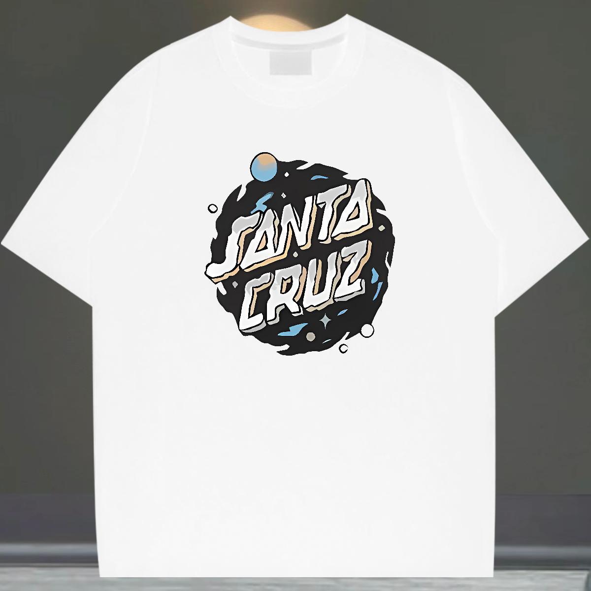 Loose Fit Couples T Shirts 230g Cotton Hip Hop Street letter DIY Printed Breathable Short Sleeve Fashion New T shirt Tees Shirts