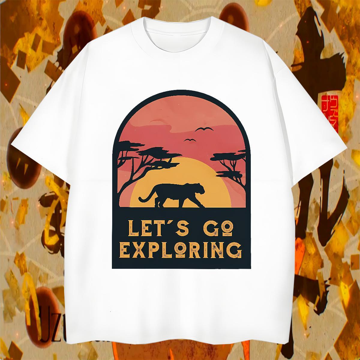 Popular Couples T Shirts 230g Cotton Casual DIY Printed Breathable Short Sleeve New T-Shirts for Men Tshirts