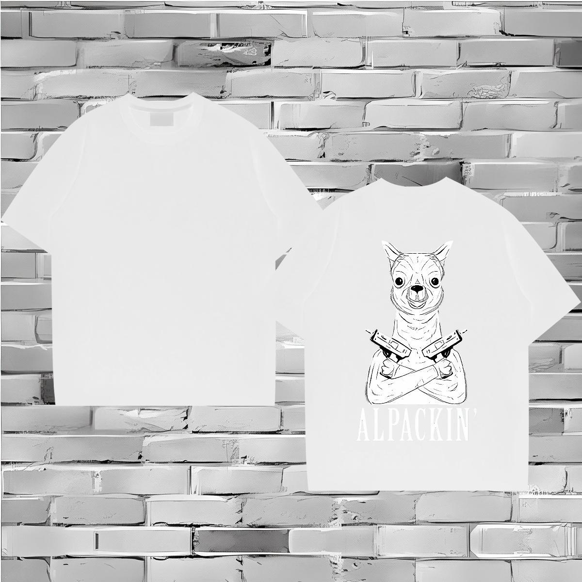 Customized T Shirts Men 230g Pure Cotton cat Hip Hop Tees Round Neck Short Sleeve Free Shipping Men Tshirts Customized Print