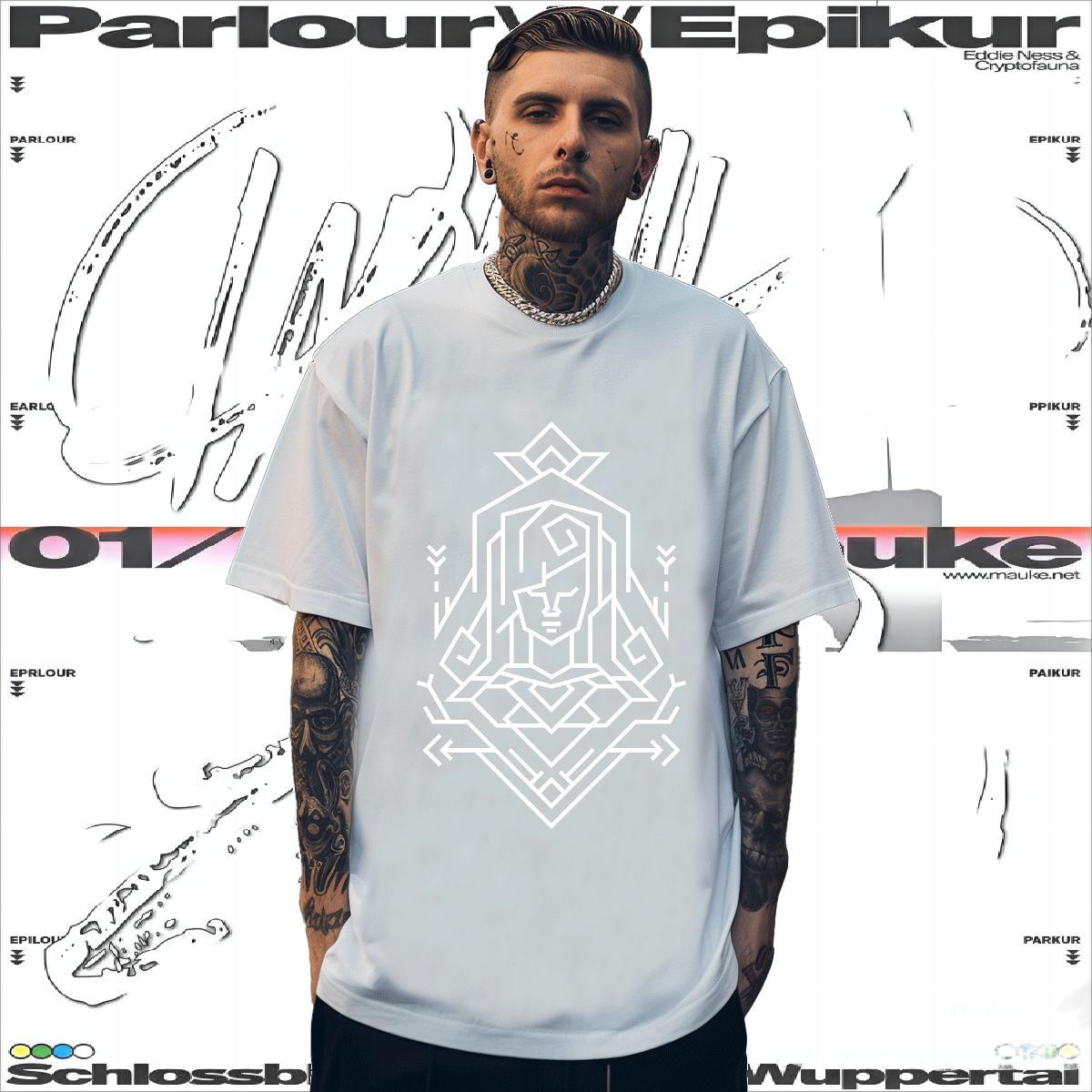 Mens T Shirts 230g 100% Cotton handpainted Home Outdoor Round Neck Short Sleeve DIY Tshirts 2024 New TOP Quality Polos