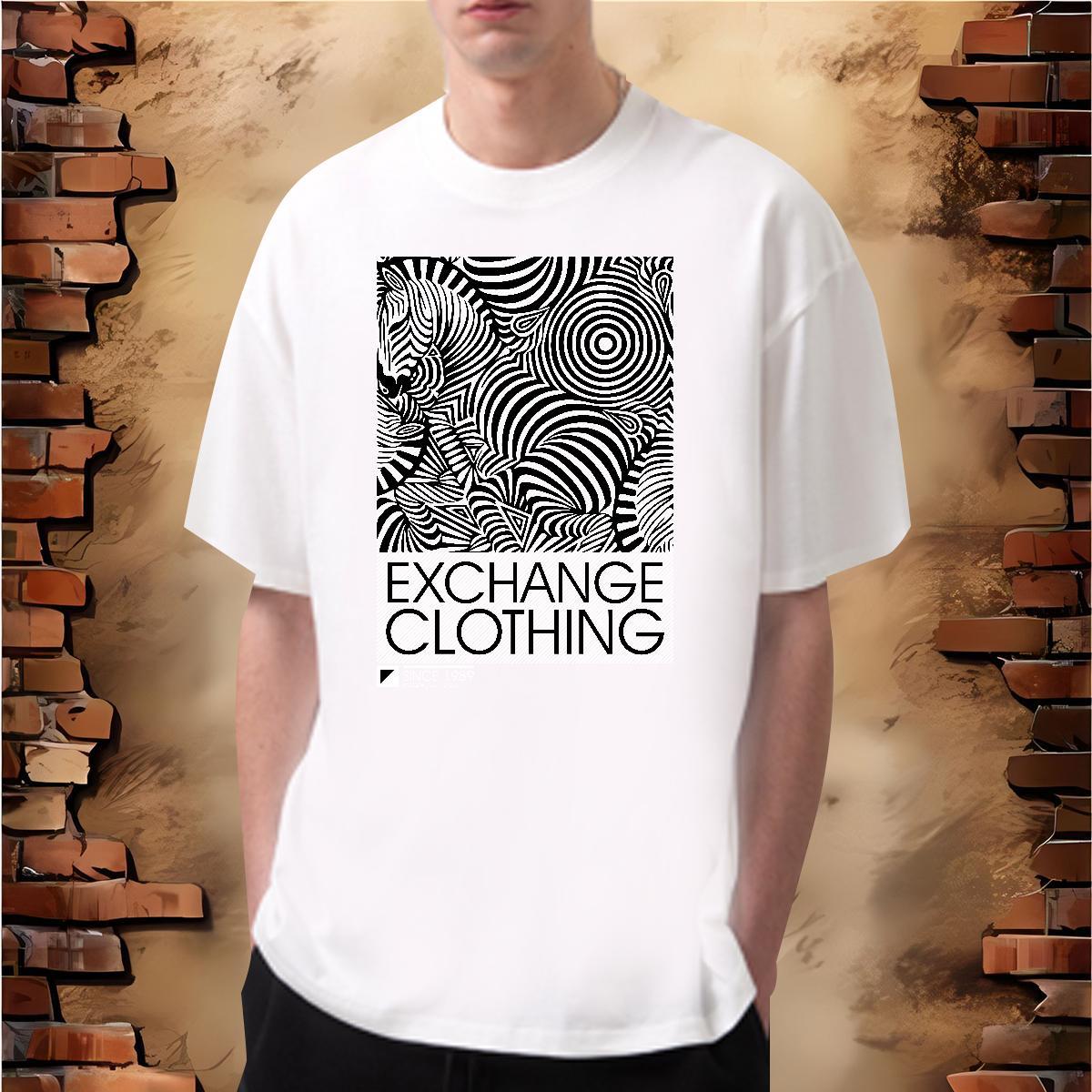 Classic T-Shirts for Men 230g Cotton zebra Sport Tees Crew Neck Breathable Free Shipping Tshirt for Man Woman Custom Cartoon
