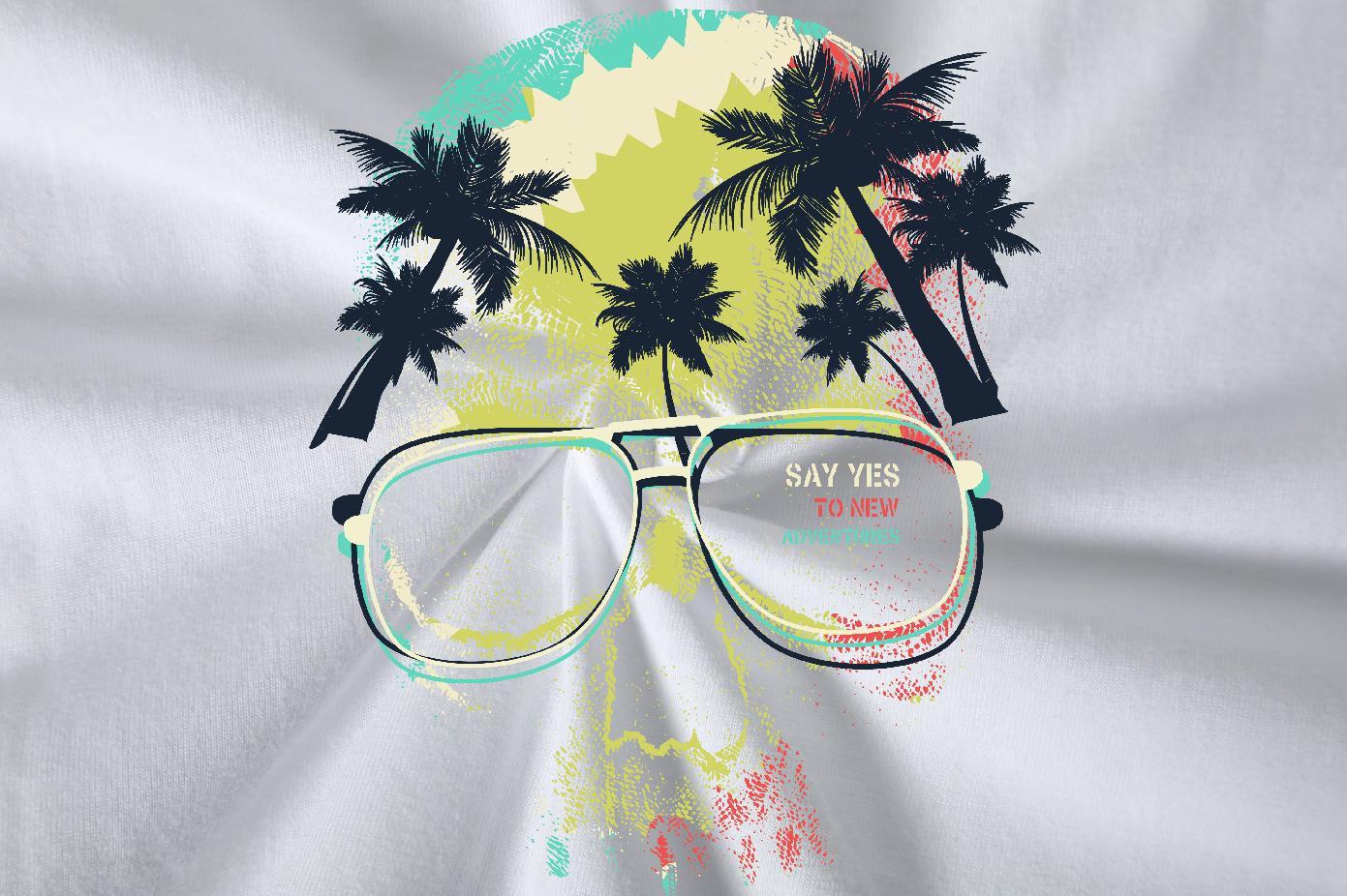 2024 Men T Shirts 230g Cotton tree Daily Outfit Top Tees Breathable Crew Neck Soft Men Tops Tees Custom Printed