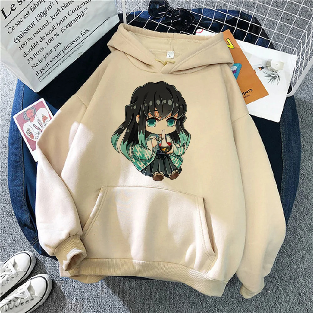 Tokito hoodies women japanese anime Hood women 90s sweater 240806