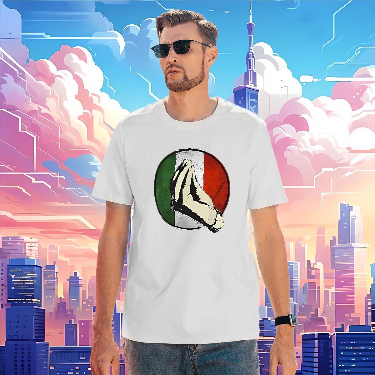 Man T Shirts 230g Pure Cotton hands Street Breathable Crew Neck Oversized Couples T Shirts 2024 Cool Design Top Tees