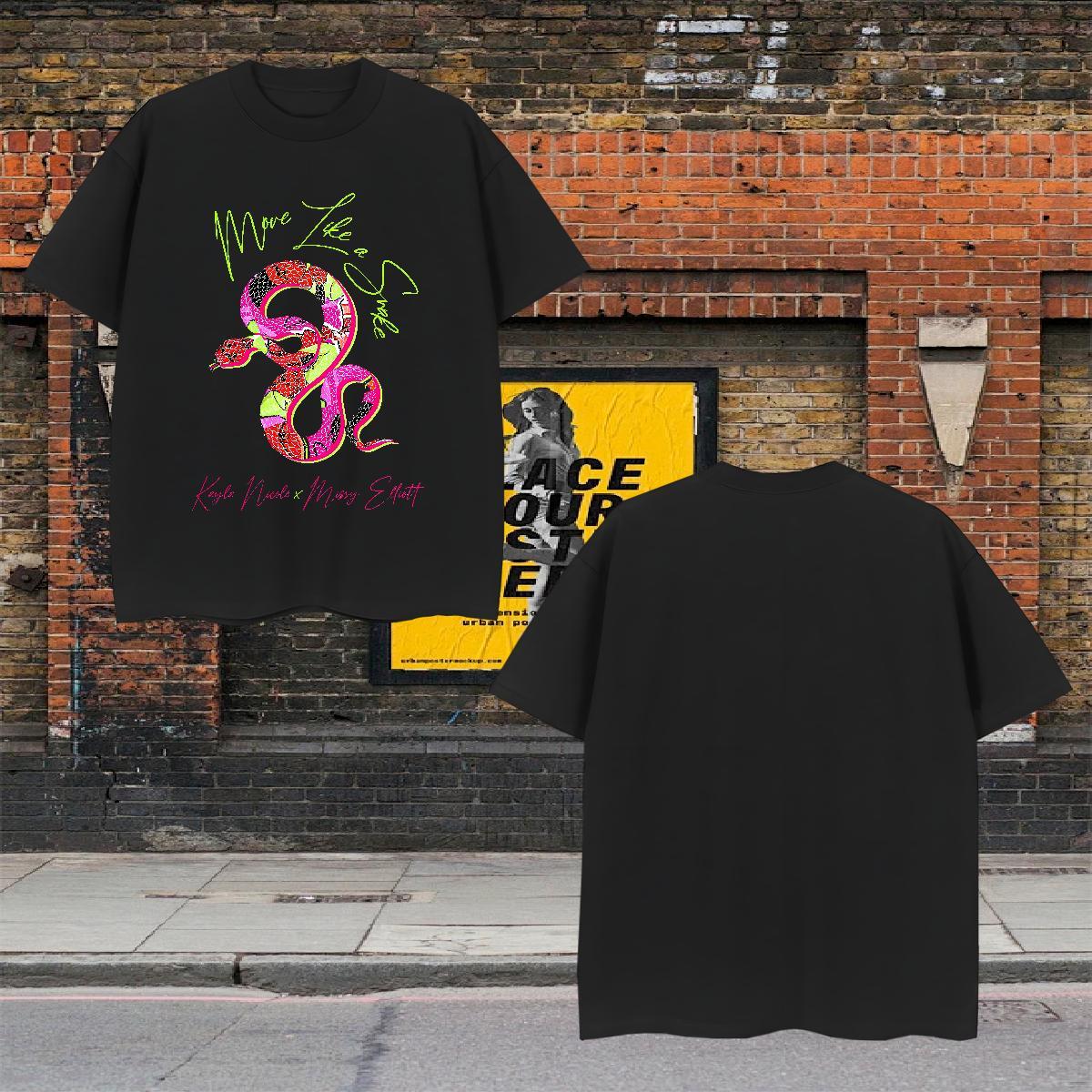 Fashion Design Man T Shirts 230g Pure Cotton snake Spring Summer Top Tees Breathable Short Sleeve High Quality Men Tshirts Cartoon Print