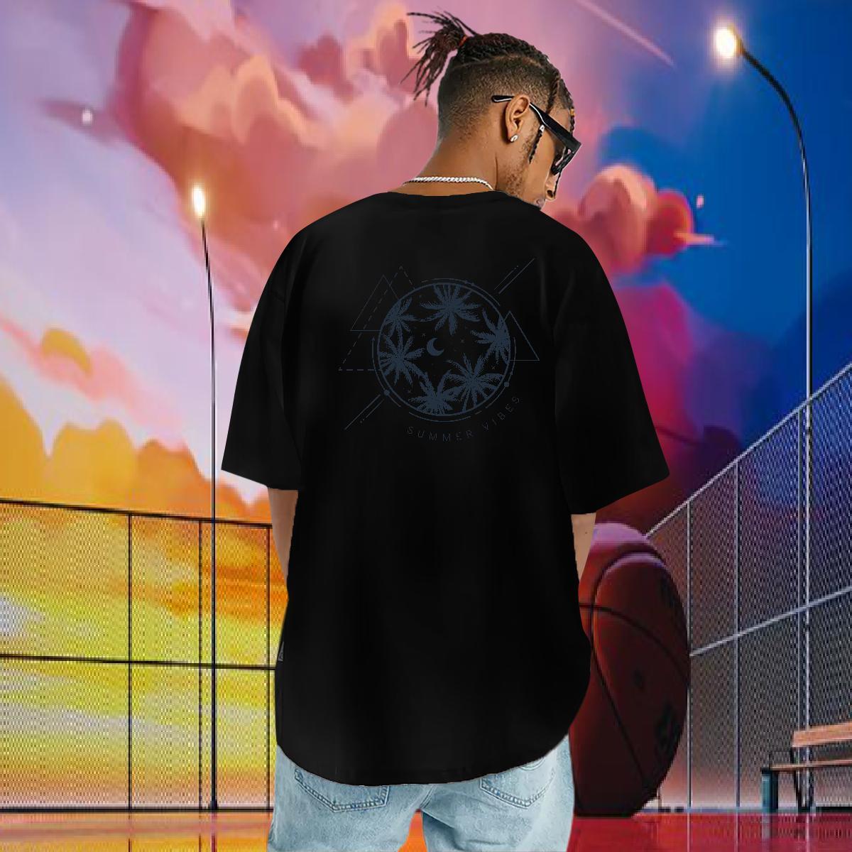 2024 DIY T Shirt For Man 230g 100% Cotton tree Street Casual Tee Shirt Short Sleeve Soft Classic Men Tshirts DIY Printed