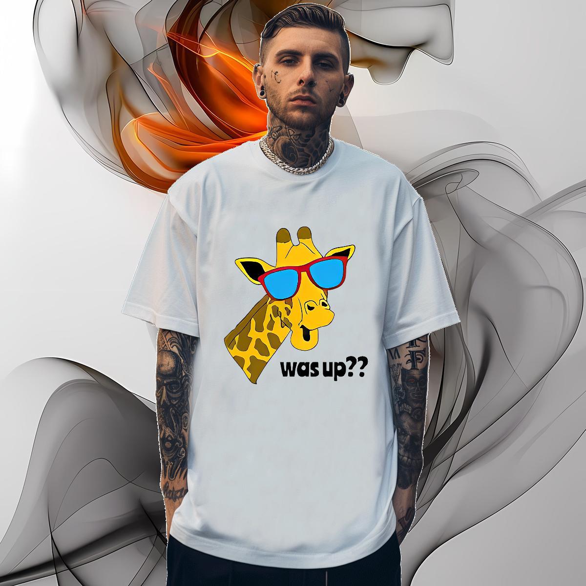 New Arrival Men T Shirts 100% Cotton 230g Deer Daily Wear Tops Shirt Breathable Soft Popular Tshirts Custom Printing
