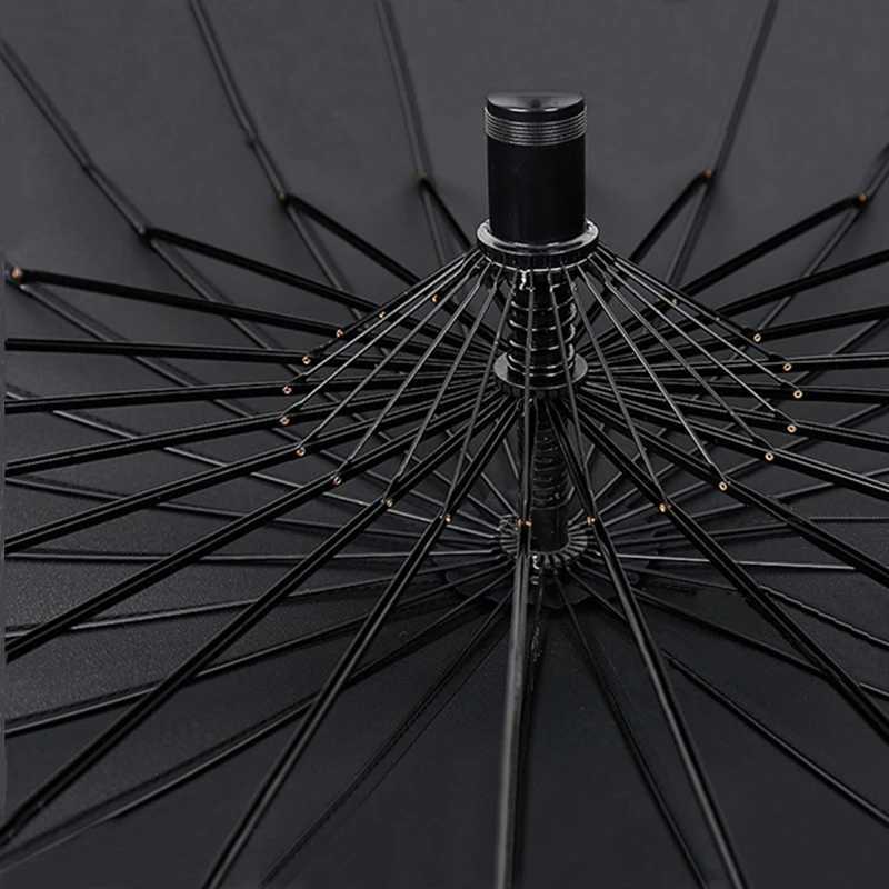 Japanese Samurai Umbrella Strong Windproof Semi Automatic Long Umbrella Large Man And Womens Business Umbrellas Mens ParaguasXJ240806