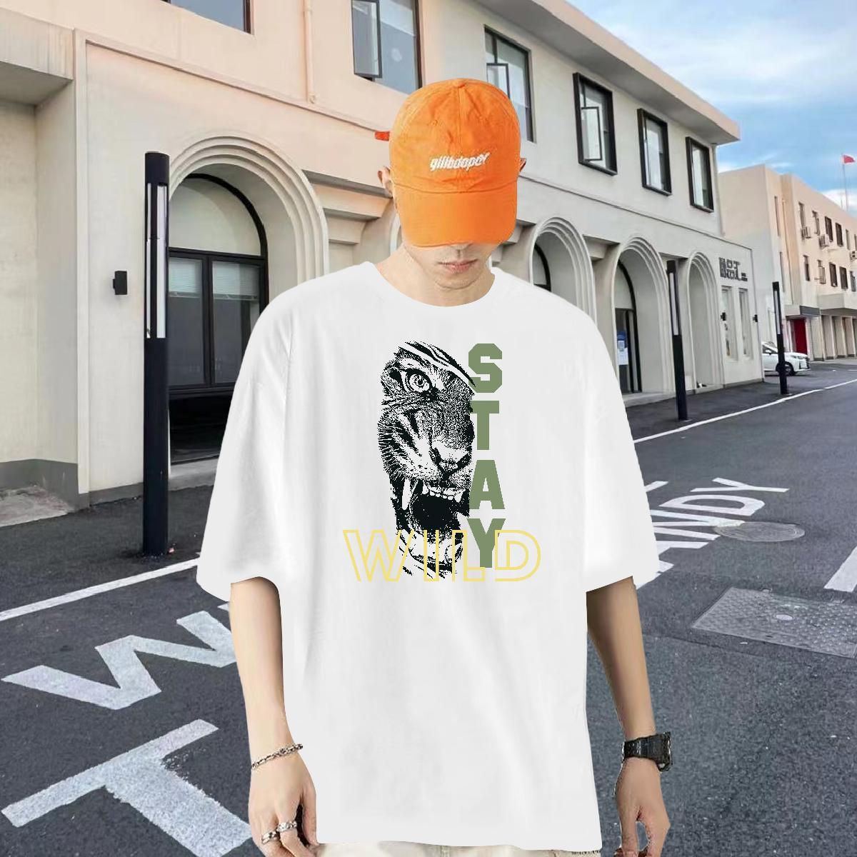 Fashion Design Men T Shirts 230g 100% Cotton Sports Casual Polos Breathable Short Sleeve Soft Tshirts Oversized 3XL 4XL