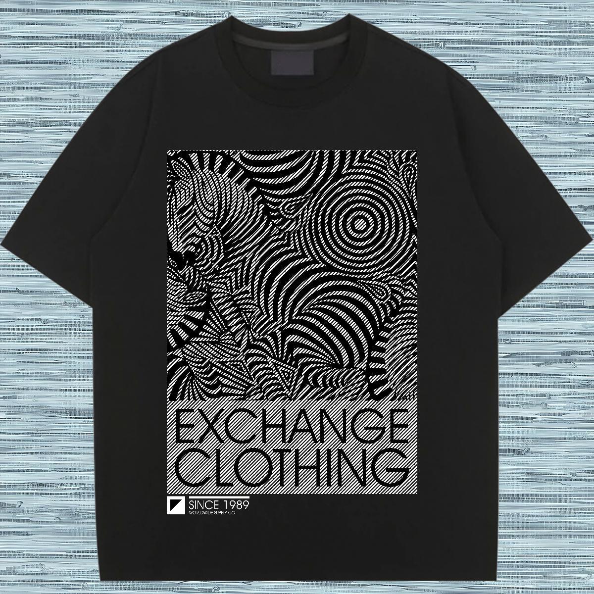 Loose fit T Shirt For Woman O-Neck Short Sleeve Women Tees DIY Anime Printed zebra Beach 230g Pure Cotton New Arrival Tops Tees