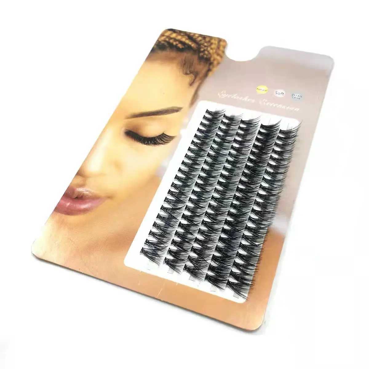48/100 eyelash extensions natural Russian curls artificial Cils eyelashes personal 10/20/30D clusters fake eyelashes makeup hot W240803