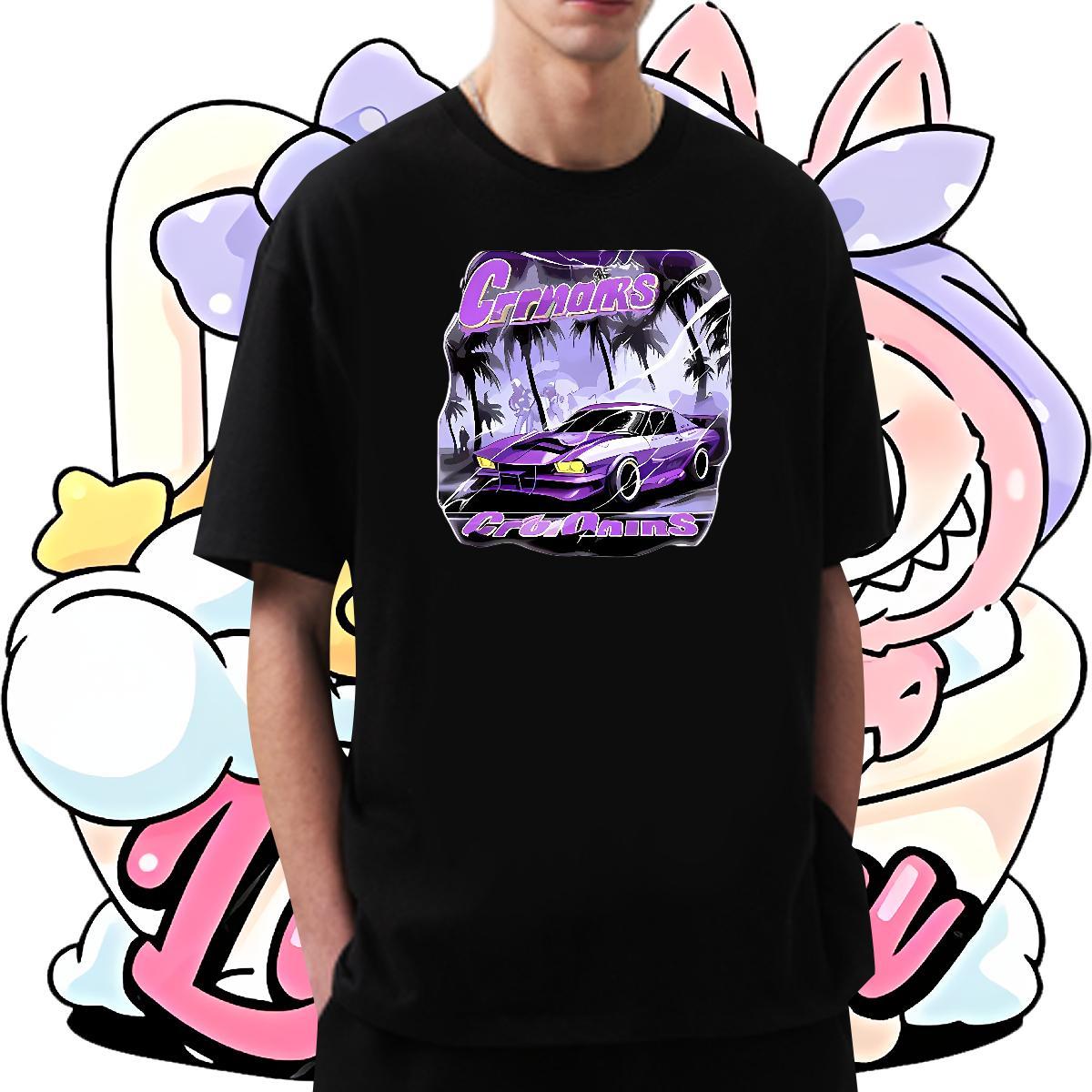 Unisex Tshirt for Man Woman 230g Pure Cotton Street car Custom Printing Breathable Short Sleeve Casual New Man T Shirts Clothes