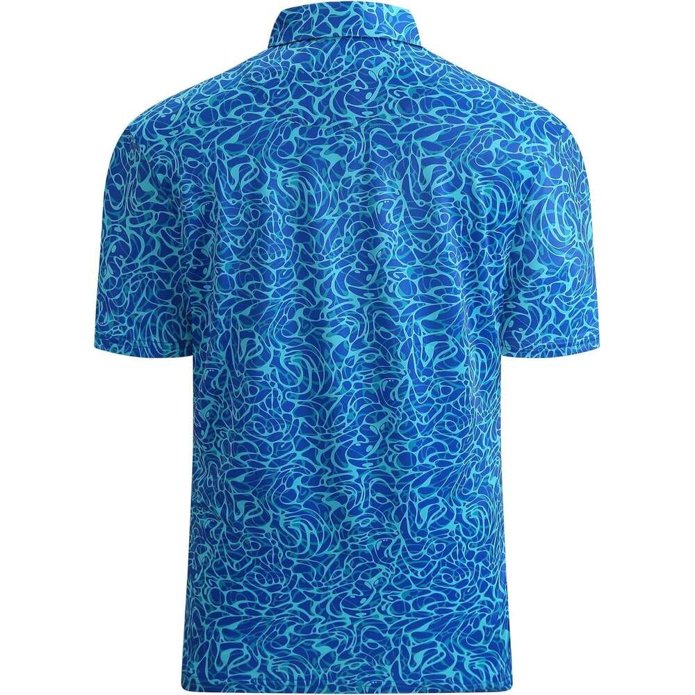 Fashion Mens Polo shirt Premium ventilate Golf Shirts for Men Dry Fit Performance Short Sleeve Collared Shirt Casual tops summer clothes Short sleeve 