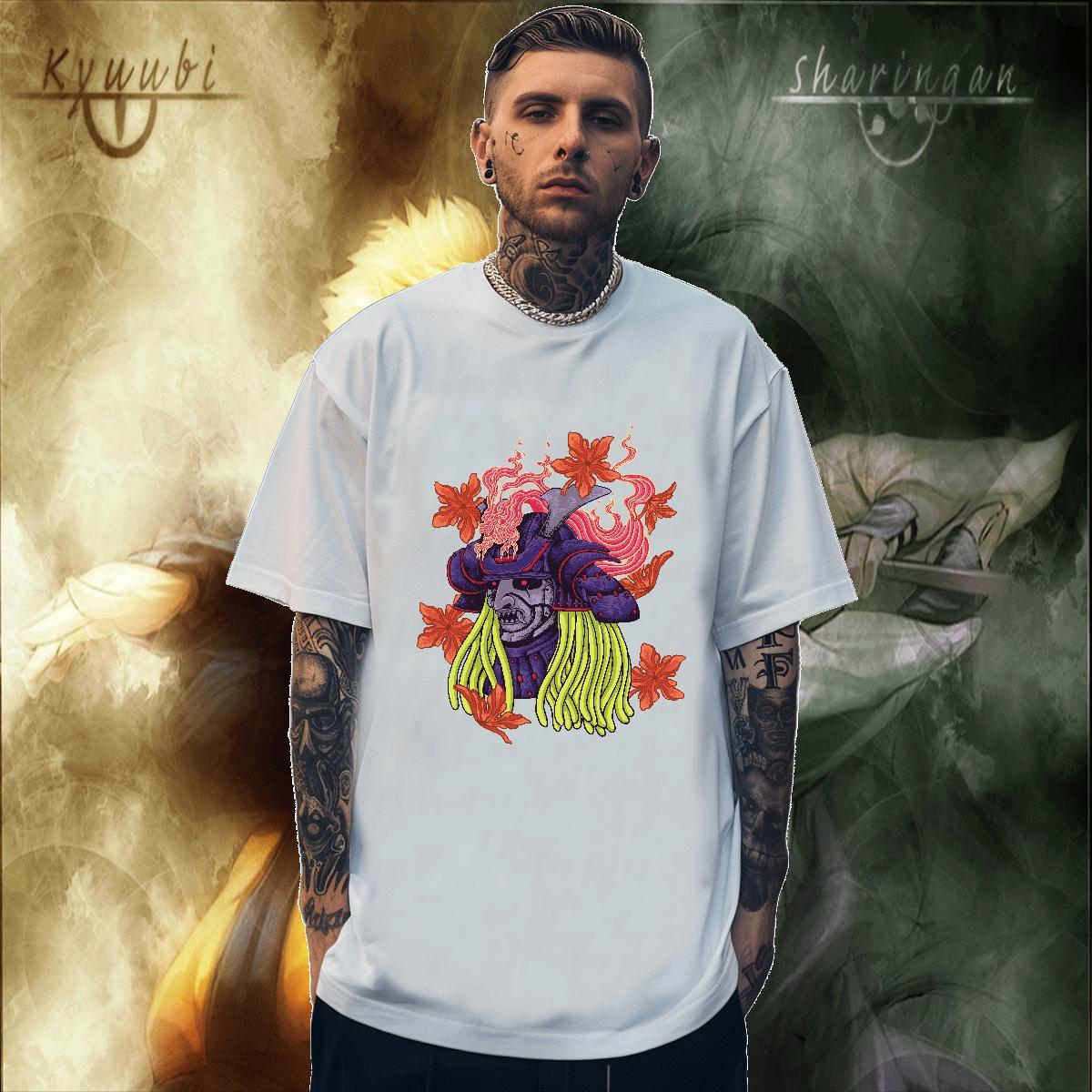 Loose Fit Men Tees 230g 100% Cotton Beach ET Anime Round Neck Short Sleeve DIY Mens T Shirts Tshirts