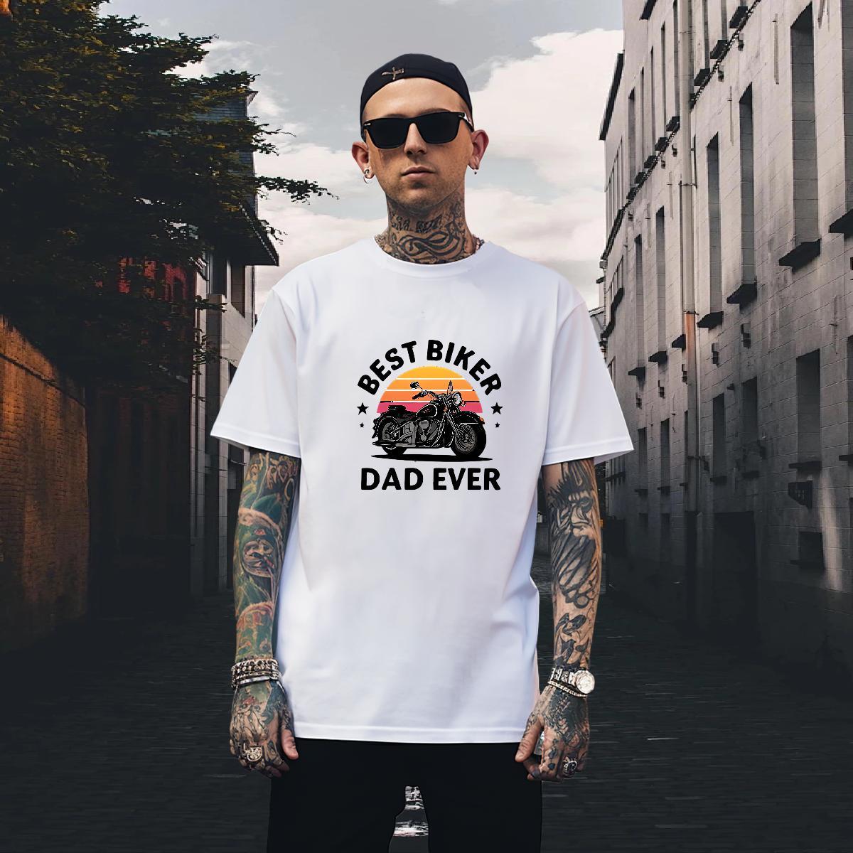 Cool Design Tshirts 230g 100% Cotton Daily Outfit Motorcycle DIY O Neck Short Sleeves Classic T Shirts Men Clothings