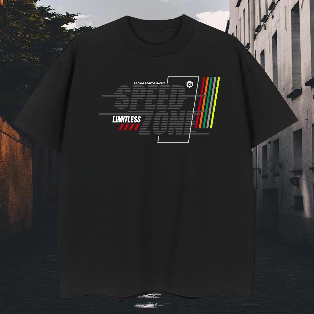 Free Shipping Men Tops Tees 100% Cotton 230g Beach letter Floral Print O Neck Short Sleeves Customized Mens T Shirts Clothes