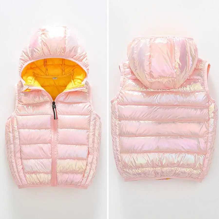 Autumn winter childrens warm vest baby girl cute waistcoat cotton padded jacket childrens clothing boys jacketW240724