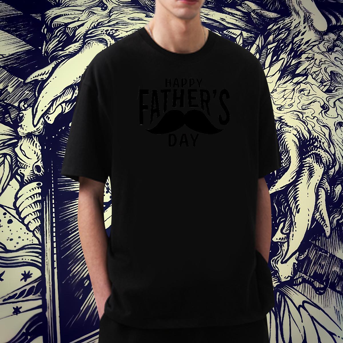 2024 Designer T-Shirts 100% Cotton 230g fathers day Daily Wear Tshirts O Neck Short Sleeves Loose Men Tshirts Oversized