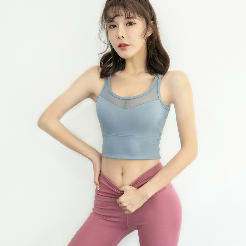 Sports underwear women's thin shock-proof running vest anti-sagging beauty back bra can be worn outside yoga
